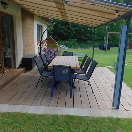 Forest House Sasino-spa Sauna Balia Ferienhaus Sasino