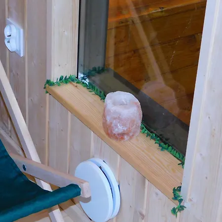 Forest House Sasino-spa Sauna Balia Ferienhaus Sasino