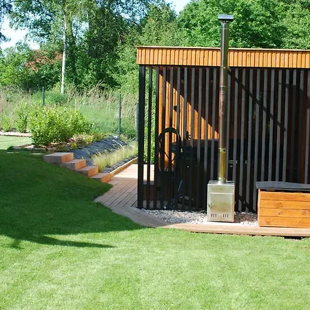 Forest House Sasino-spa Sauna Balia Ferienhaus *